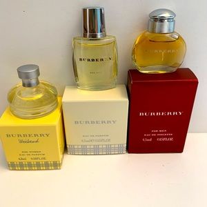 🔥⛔️ S O L D 🔥 3 Mini Burberry .15oz